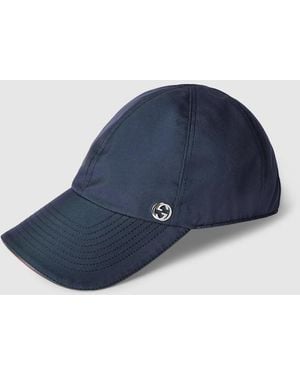 Gucci Canvas Baseball Hat, Size Xs, Fabric - Blue