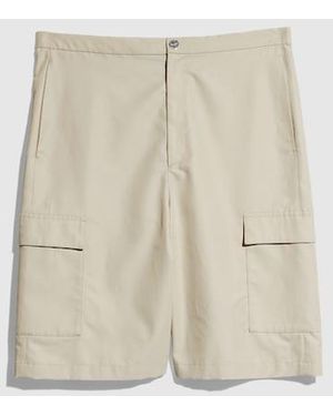 Gucci Lightweight Cotton Nylon Twill Pants - Natural