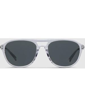 Gucci Specialized-Fit Navigator Sunglasses - Gray