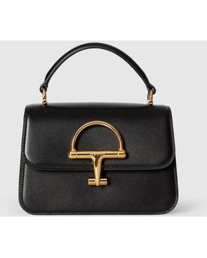 Gucci Siena Small Top Handle Bag, Leather - Black