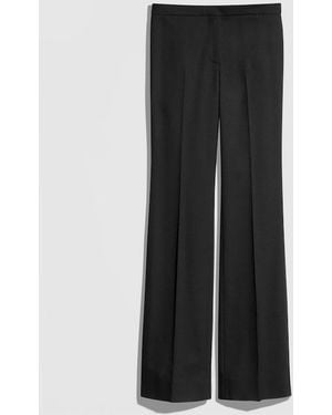Gucci Wool Grain De Poudre Pants - Black