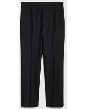 Gucci Wool Pants With Fil Coupé - Black