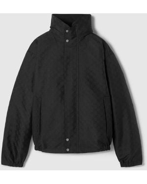 Gucci Reversible Cotton Ripstop Zip Jacket - Black