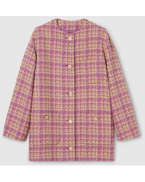 Gucci Wool Bouclé Jacket - Pink