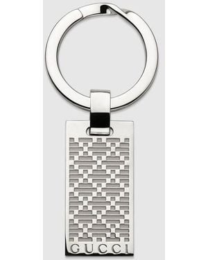 Gucci Diamante Keyring - White