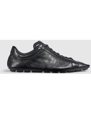 Gucci Sneaker With Driver Sole, Uk - Black