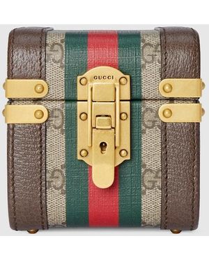 Gucci Savoy Mini Rigid Beauty Case, Gg Canvas - Natural
