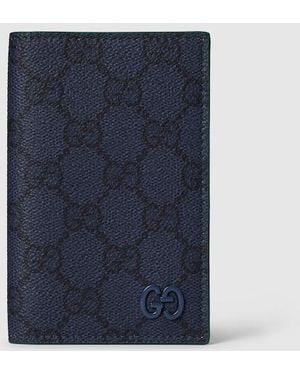 Gucci Interior Gg Long Card Case - Blue