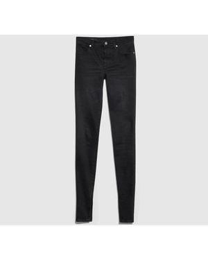 Gucci Washed Cotton Denim Skinny Pants - Black