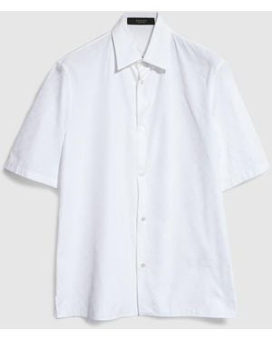 Gucci Gg Cotton Poplin Shirt, Size 58, Ready-To-Wear - White