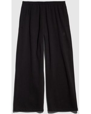 Gucci Cotton Cashmere Jersey Leisure Pants, Size L, Ready-To-Wear - Black