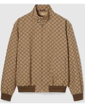Gucci Gg Fabric Jacket - Natural