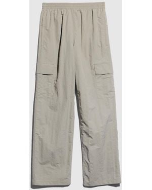 Gucci Froissé Nylon Faille Cargo Pants, Size 48, Ready-To-Wear - Gray