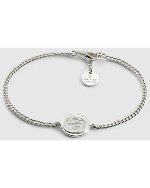 Gucci Interlocking Charm Bracelet - Metallic