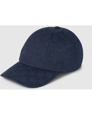 Gucci Gg Canvas Baseball Hat, Gg Canvas - Blue