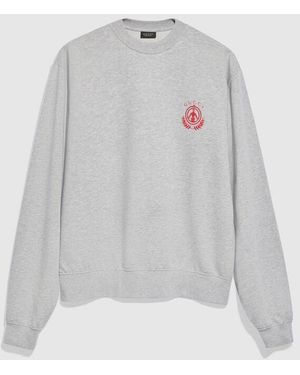 Gucci Cotton Jersey Mélange Sweatshirt, Size M, Ready-To-Wear - Gray