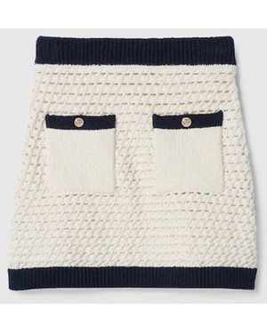 Gucci Fine Cotton Crochet Skirt - White