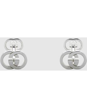 Gucci Interlocking Cufflinks - Metallic