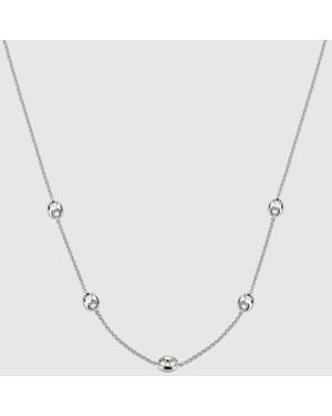 Gucci Marina Chain Multi Pendant Necklace - Metallic