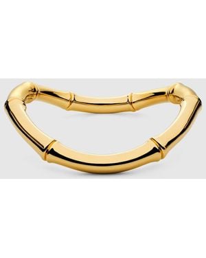 Gucci 〔グッチ バンブー〕チョーカーネックレス, ゴールドトーン メタル - メタリック