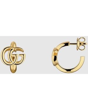 Gucci Gg Marmont Earrings - Metallic