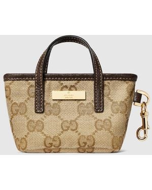 Gucci Tribeca Charm, Gg Canvas - Metallic