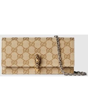 Gucci Dionysus Wallet On Chain - Natural