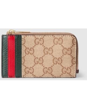 Gucci Card Case With Slots - Pink