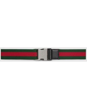 Gucci Luggage Elastic Web Band - Black