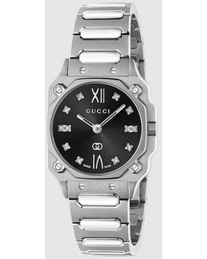Gucci G-Flat Watch, 24Mm - Metallic