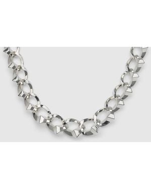 Gucci Chiodo Chunky Intertwined Necklace - Metallic