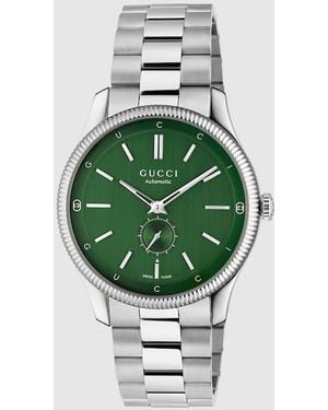 Gucci G-Timeless Watch, 40Mm, Steel - Green