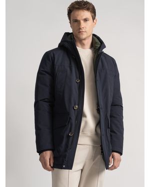 Gutteridge Parka Imbottito Con Cappuccio - Blu