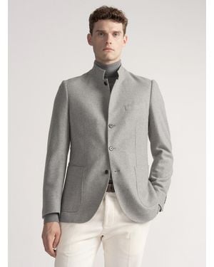Gutteridge Giacca Coreana - Grigio