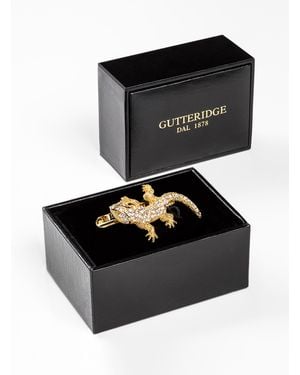 Gutteridge Fermacravatta Geco - Nero