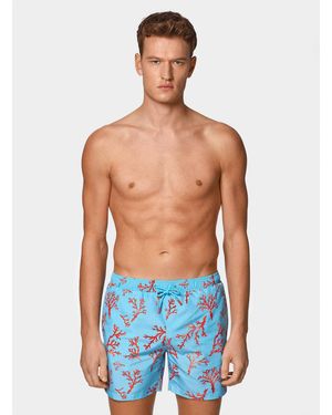 Gutteridge Costume Da Bagno Stampa Corallo, Taglia - Blu