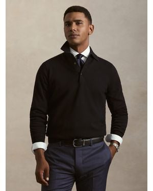 Gutteridge Polo A Manica Lunga - Nero