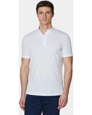 Gutteridge Polo Collo Coreano - Bianco