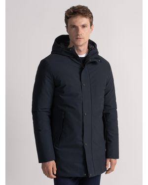 Gutteridge Parka Tecnico Imbottito Con Cappuccio - Blu