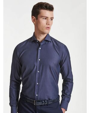 Gutteridge Camicia Slim Fit - Blu