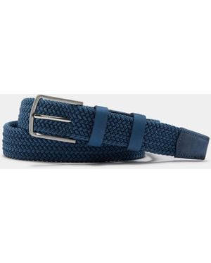 Gutteridge Cintura Elastica Intrecciata - Blu