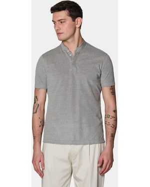 Gutteridge Polo Collo Coreano - Grigio