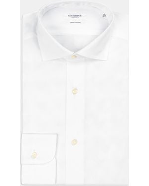 Gutteridge Camicia Con Collo Francese - Bianco