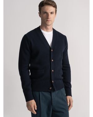 Gutteridge Maglia A Cardigan - Blu