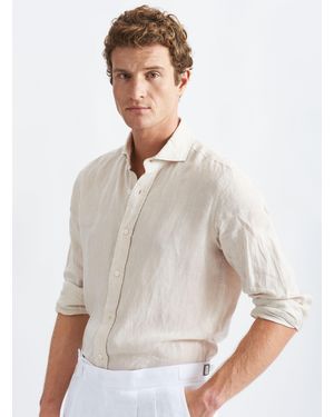 Gutteridge Camicia Collo Francese - Bianco