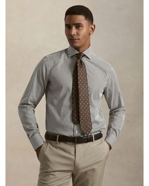 Gutteridge Camicia Rigata - Marrone