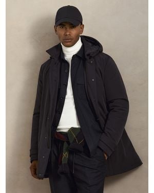 Gutteridge Parka Tecnico Con Cappuccio - Blu