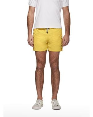 Gutteridge Costume Basico Tinta Unita Con Ricamo - Giallo