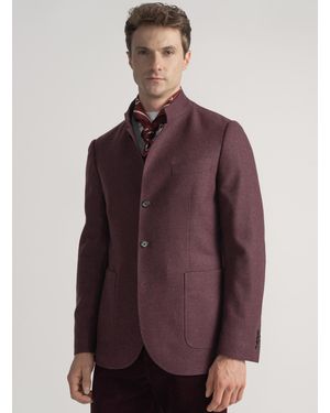 Gutteridge Giacca Coreana - Viola