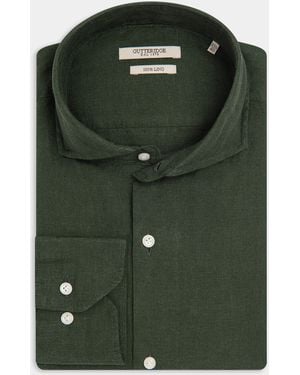 Gutteridge Camicia Collo Francese - Verde
